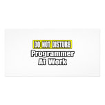Do Not Disturb...Programmer At Work photo cards