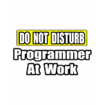 Do Not Disturb...Programmer At Work t-shirts