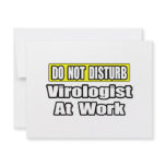Do Not Disturb...Virologist At Work Personalized Invite