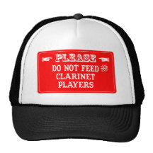 Do Not Feed The Clarinet Players Mesh Hats
