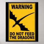 Do Not Feed the Dragons Poster