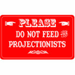 Do Not Feed The Projectionists photo sculptures