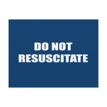 Do Not Resuscitate Post Cards