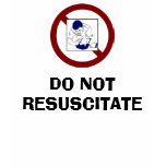 DO NOT RESUSCITATE t-shirts