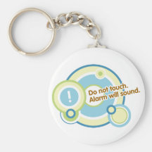 Do Not Touch Keychain