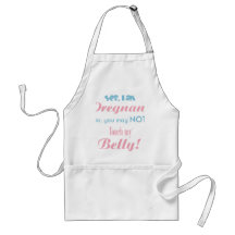 Do Not Touch My Belly Apron
