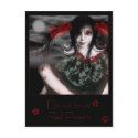 Do not trust Red Flowers postcards