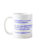Do Republicans act strong on National Defence? mugs