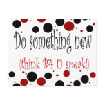 Do something new postcard