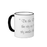 " Do the Pigs make the sty or does the sty make... mugs