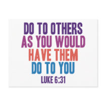 Do to Others as You Would Have Them do to You Post Cards