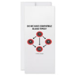 Do We Have Compatible Blood Types? (Medicine) rack cards