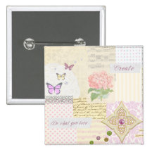 Do what you love - Girly Pink & Cream collage