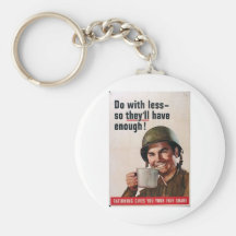 Do With Less! Keychains