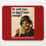 Do With Less - Vintage WWII Rationing Mouse Pads