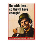 Do With Less - Vintage WWII Rationing postcards
