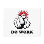 Do Work postcards