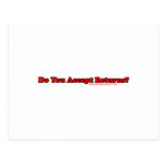 Do You Accept Returns Post Card