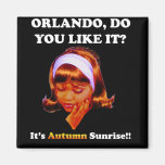 Do You Like It Orlando? It's Autumn Sunrise Refrigerator Magnets