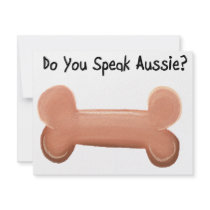 Do You Speak Aussie? Invitations