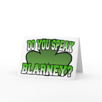 Do You Speak Blarney Greeting Card