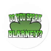 Do You Speak Blarney Sticker