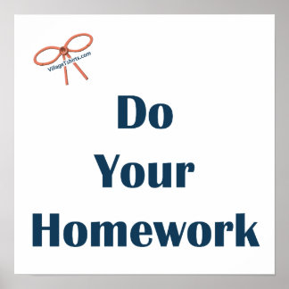How to do your homework