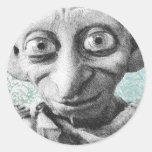 Dobby 4 round sticker