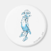Dobby Looking Over 1 Fridge Magnets