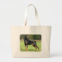 Doberman Canvas Bag