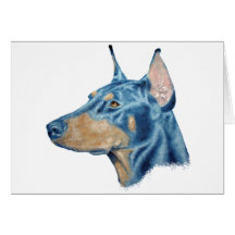 Doberman Card