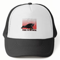 Doberman, Pedal to the Metal Trucker Hats