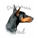 Doberman Pinscher (blk) Dad 2 t-shirts