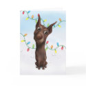 Doberman Pinscher (Fawn) Christmas cards