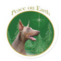 Doberman Pinscher (isabella) Peace stickers