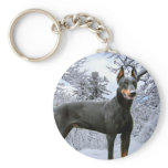 Doberman Pinscher Keychain
