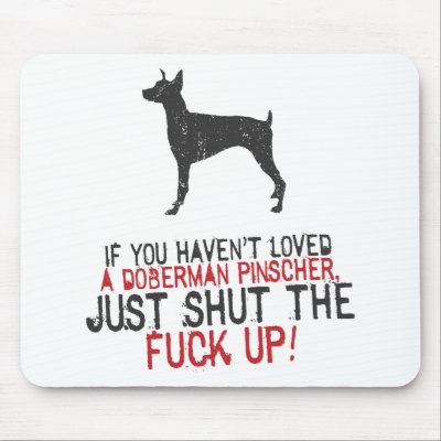 Doberman Pinscher Mouse Pad