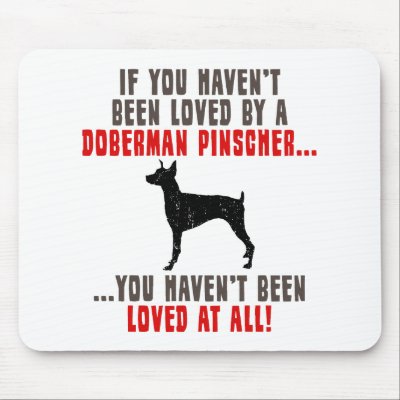 Doberman Pinscher Mousepad