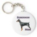 Doberman Pinscher Mum 4 - Keychain