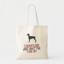 Doberman Pinscher Tote Bags
