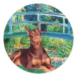 Doberman (red) - Bridge stickers