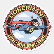 Doberman! Sticker