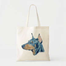 Doberman Tote Bags