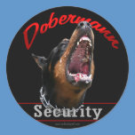 Dobermann Security stickers