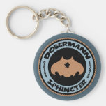 Dobermann Sphincter Keychain