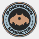 Dobermann Sphincter Stickers