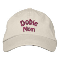 Dobie Mum Embroidered Baseball Cap