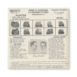 doc barker fbi poster magnet