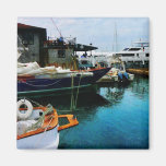 Docked Boats in Newport RI Magnets