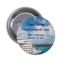 Docked in Nassau Custom Name Badge Buttons